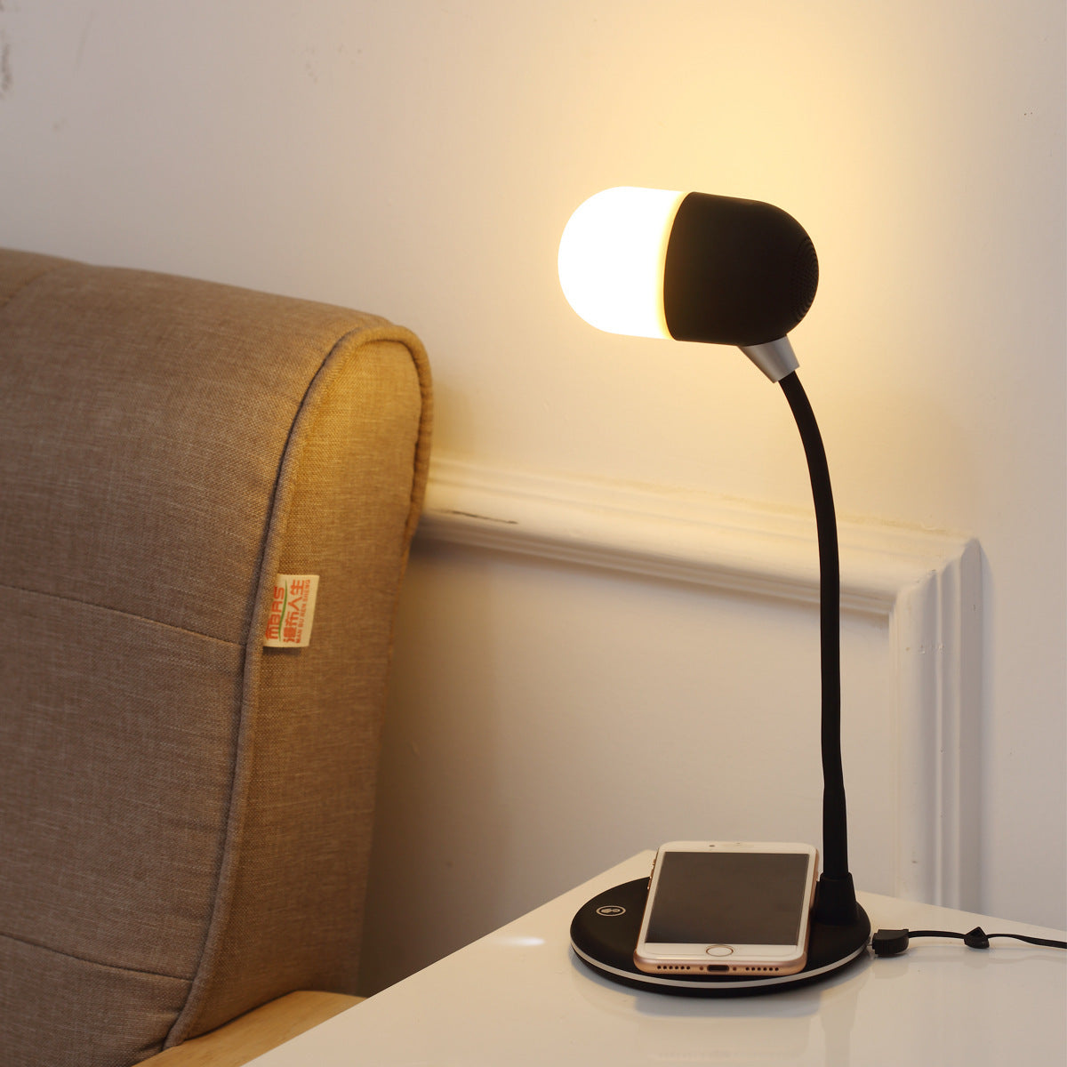 3 In 1 Desk Lamp With Qi