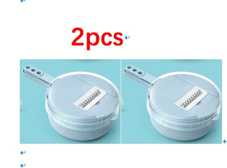 8-in-1 Vegetable Slicer - Mandoline grater, peeler & strainer