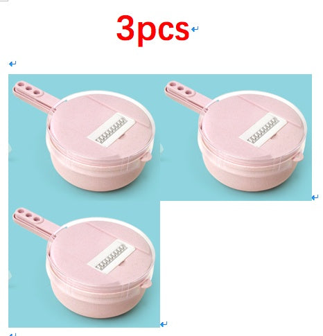 8-in-1 Vegetable Slicer - Mandoline grater, peeler & strainer