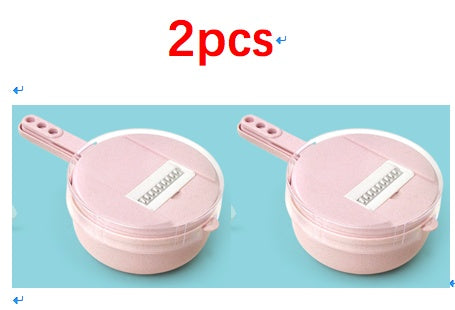 8-in-1 Vegetable Slicer - Mandoline grater, peeler & strainer