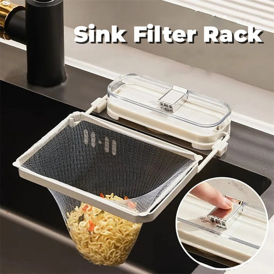 Disposable Sink Filter Rack - Easy Drain Solution