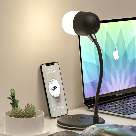 3 In 1 Desk Lamp With Qi
