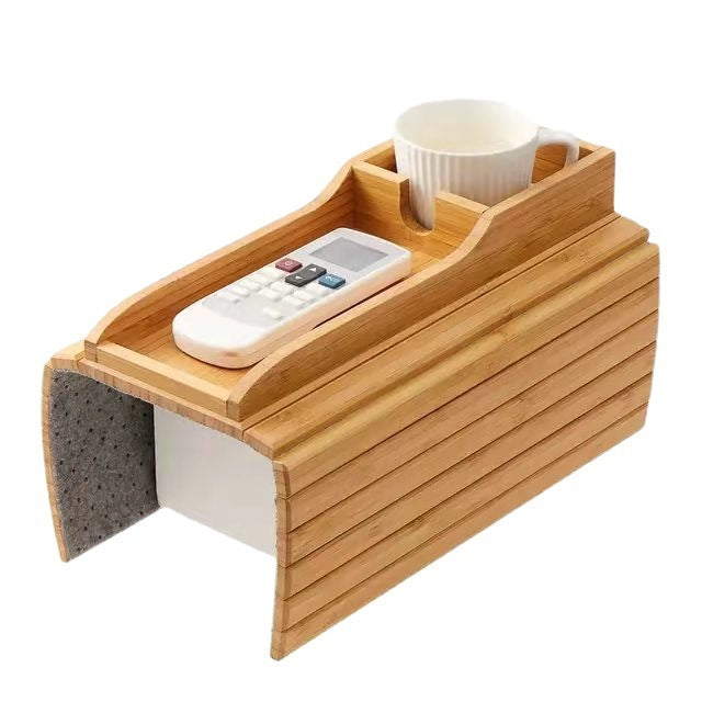 🛋️Modern Minimalist Pine Wood Sofa Tray